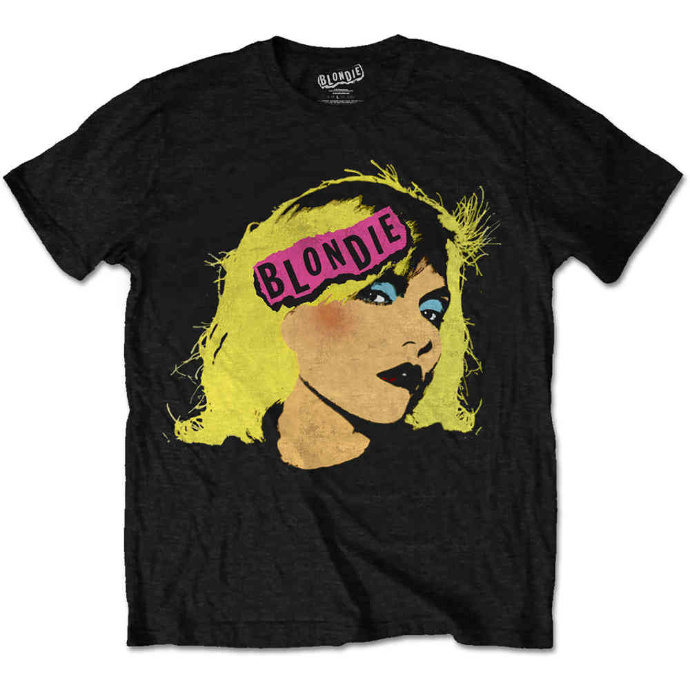 Blondie - Punk Logo Heren T-shirt - Zwart